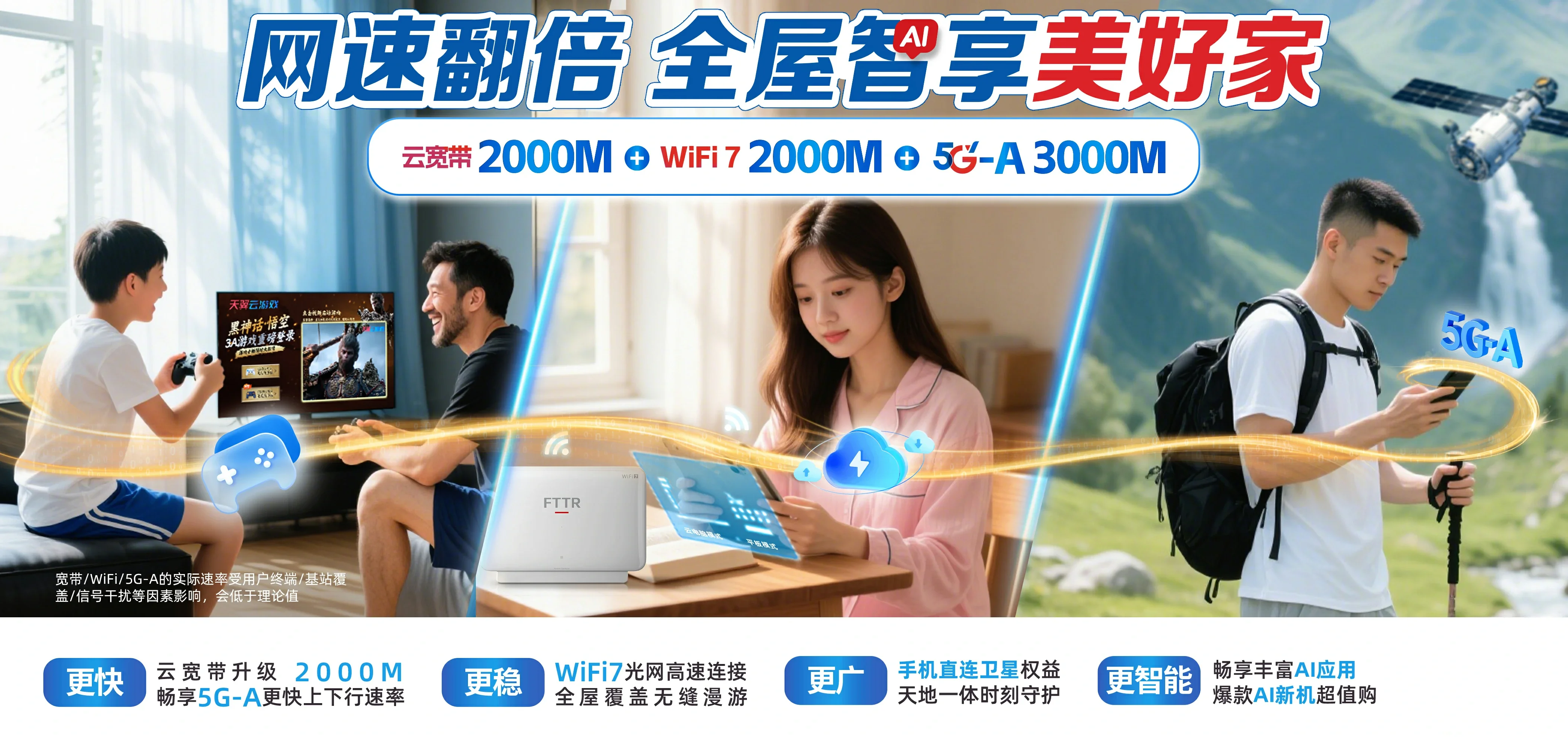 中国电信 肃北蒙古族自治县电信宽带 宽带套餐